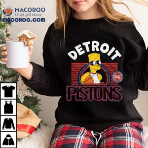 Bart Simpson Playing Basketball Detroit Pistons T-shirt 3 Bart Simpson Playing Basketball Detroit Pistons Tshirt