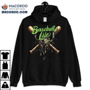 Baseball Life Drip Ice Cream Tshirt