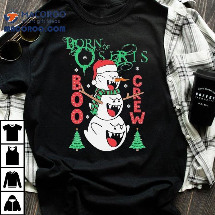 Born Of Osiris Moshy The Booman Crew Christmas Shirt Born Of Osiris Moshy The Booman Crew Christmas Shirt