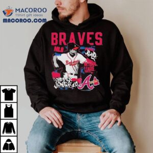 Chipper Jones Atlanta Braves Mlb Cooperstown Star Momen S Tshirt