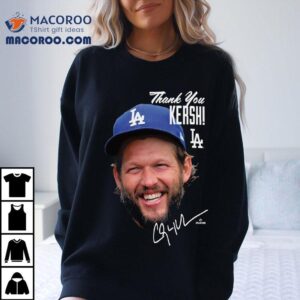 Clayton Kershaw Los Angeles Dodgers New Era Retirement Photo Tshirt