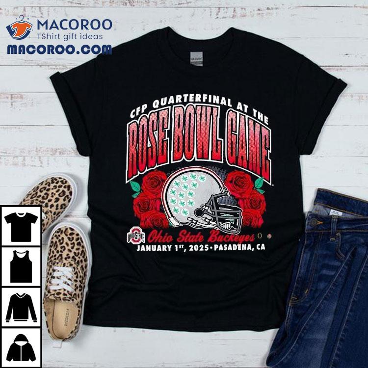 College Football Playoff 2025 Ohio State Buckeyes Rose Bowl Game Bound Shirt College Football Playoff 2025 Ohio State Buckeyes Rose Bowl Game Bound Shirt