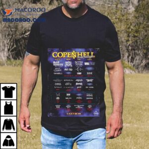 Copenhell Festival 2026 Full Lineup Copenhagen Denmark On 24 25 26 27 June 2026 Shirt 3 Copenhell Festival Full Lineup Copenhagen Denmark On June Tshirt