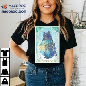 Creepmas The Yule Cat Tarot Card Dark Christmas Tshirt