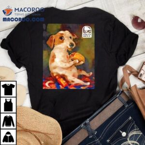 Dog Chill With Taco Bell Graphic Tshirt