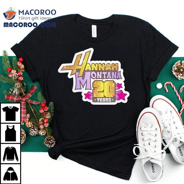 Hannah Montana 20 Years Logo Shirt Hannah Montana 20 Years Logo Shirt