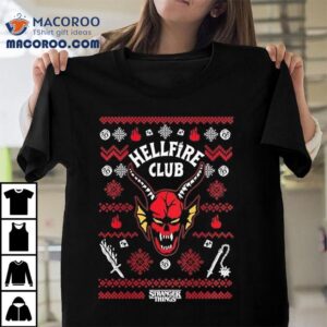 Hellfire Club Stranger Things Christmas Tshirt