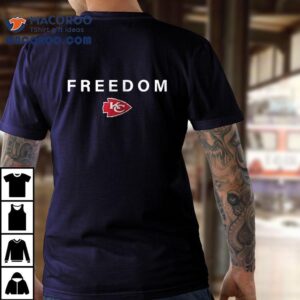 Kansas City Chiefs X Charlie Kirk Freedom Logo Tshirt