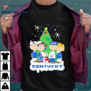 Kentucky Wildcats Football Peanuts Snoopy Christmas Tshirt