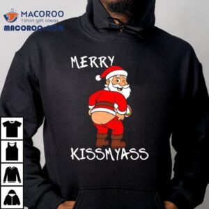 Kissmyass Christmas Jumper Santa Claus Tshirt