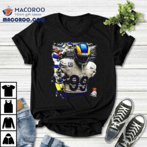 Los Angeels Rams Aaron Donald Graphic Vintage Tshirt