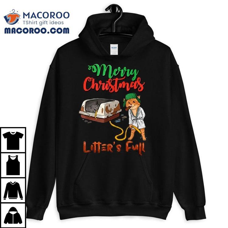 Merry Christmas Litter’s Full Funny Cat Lovers 2025 Shirt Merry Christmas Litter’s Full Funny Cat Lovers 2025 Shirt