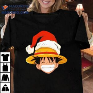 Merry Christmas Monkey D Luffy Graphic Tshirt