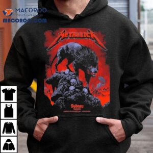 Metallica M Sydney Australia Pop Up Accor Stadium On November The Wolf Tshirt