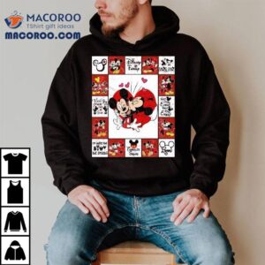 Mickey Minnie Walt Disney Valentine Tshirt