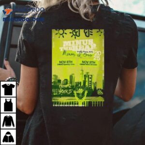 Minus The Bear New York Ny On November Tshirt