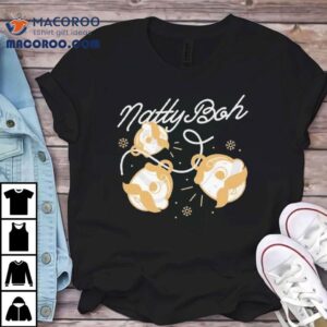 National Bohemian Natty Boh Holiday Merry Christmas Tshirt
