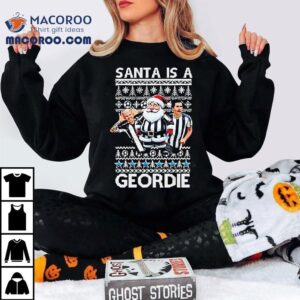 Newcastle Santa Is A Geordie Ugly Christmas Tshirt