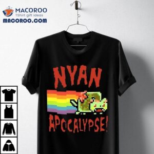 Nyan Apocalypse Cat Pixel Tshirt
