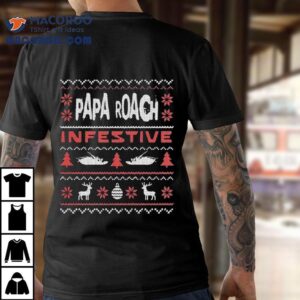 Papa Roach Infestive Holiday Ugly Christmas Tshirt