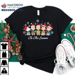 Peanuts Holiday Tis The Season Christmas Tshirt