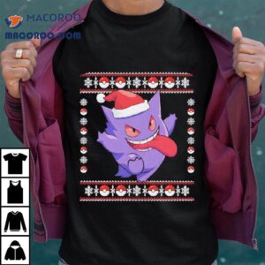 Pokmon Gengar Christmas Jumper Ugly Christmas Tshirt