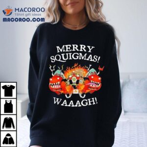 Red Gobbo Merry Squigmas Christmas Tshirt