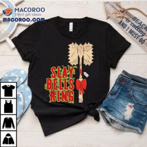 Red Gobbo Slay Bells Ring Christmas Jumper Tshirt