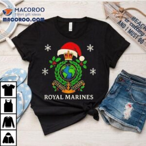 Royal Marines Christmas Per Mare Terram Shirt 3 Royal Marines Christmas Per Mare Terram Tshirt