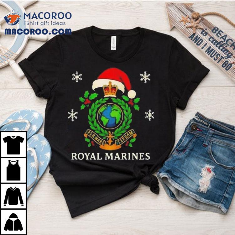 Royal Marines Christmas Per Mare Terram Shirt Royal Marines Christmas Per Mare Terram Shirt