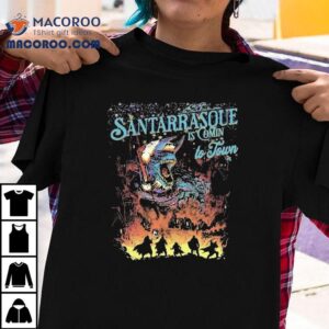San Tarrasque Is Comin To Town Monster Christmas Tshirt