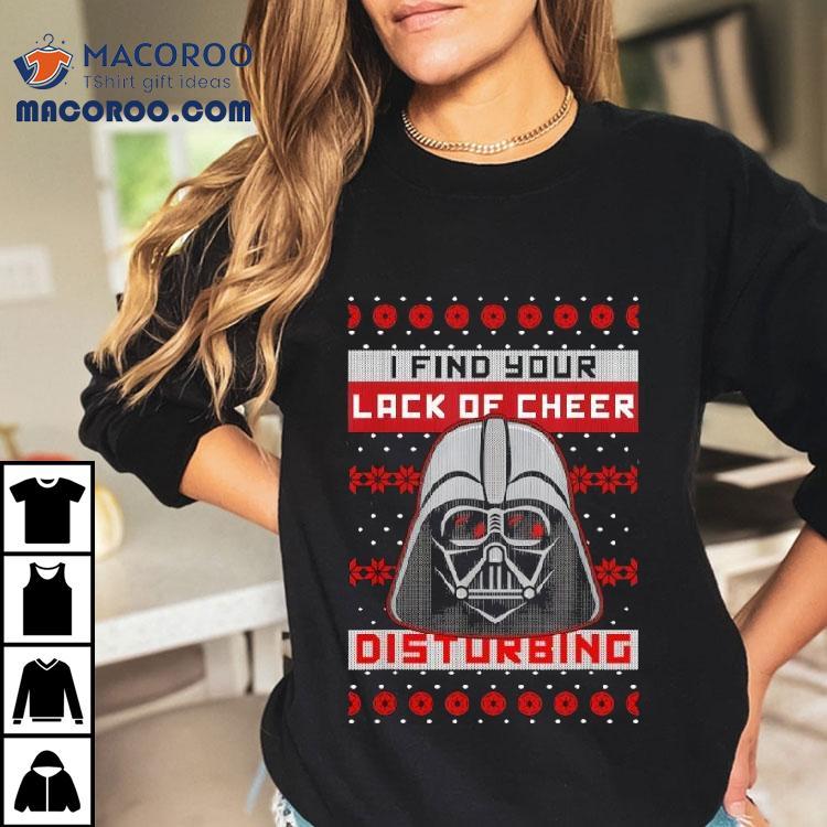 Star Wars Vader Lack Of Cheer Ugly Christmas Shirt Star Wars Vader Lack Of Cheer Ugly Christmas Shirt