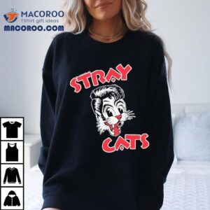 Stray Cats Cat Head Logo Tshirt