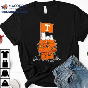 Tennessee Volunrs Snoopy Christmas House Lights Tshirt
