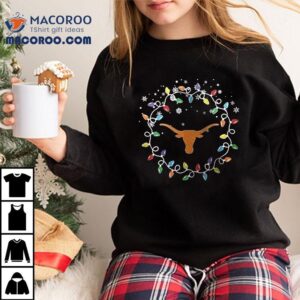 Texas Longhorns Blu Ey Tis The Season To Hook Em Horns Christmas Tshirt