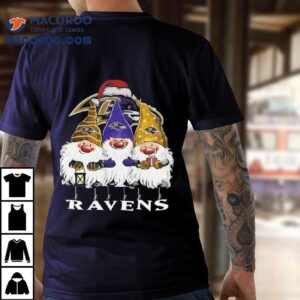 The Gnomes X Baltimore Ravens Merry Christmas 2025 Shirt 3 The Gnomes X Baltimore Ravens Merry Christmas Tshirt