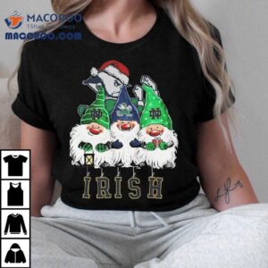 The Gnomes X Notre Dame Fighting Irish Merry Christmas 2025 Shirt 3 The Gnomes X Notre Dame Fighting Irish Merry Christmas Tshirt