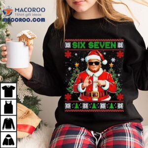 Trump Says Meme Six Seven Funny Ugly Tshirt