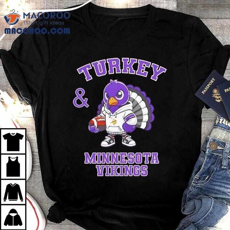 Turkey Minnesota Vikings Thanksgiving Shirt Turkey Minnesota Vikings Thanksgiving Shirt