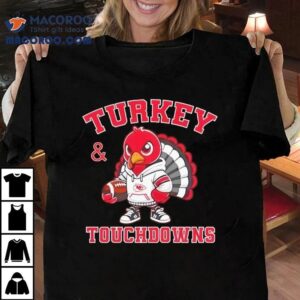Turkey Touchdowns Kansas City Chiefs Thanksgiving Shirt 3 Turkey Touchdowns Kansas City Chiefs Thanksgiving Tshirt