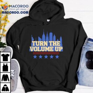 Turn The Volume Up City Skyline Usa Tshirt