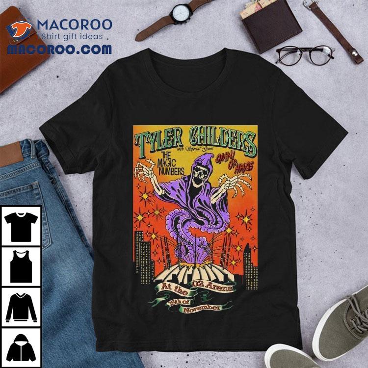 Tyler Childers The Magic Numbers Nov 15 2025 The O2 In London Shirt Tyler Childers The Magic Numbers Nov 15 2025 The O2 In London Shirt