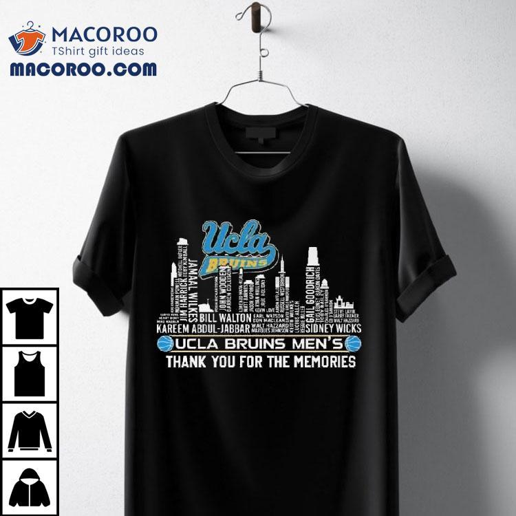 Ucla Bruins Men’s Thank You For The Memories Skyline City Shirt Ucla Bruins Men’s Thank You For The Memories Skyline City Shirt