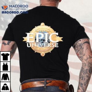 Universal Epic Universe Emblem Logo Tshirt