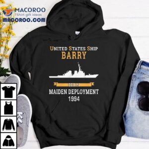 Uss Barry Ddg Maiden Deployment Tshirt