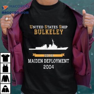Uss Bulkely Ddg Maiden Deployment Tshirt