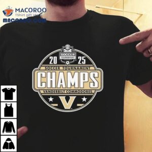 Vanderbilt Commodores Sec Women S Soccer Tournament Champions Locker Room Tshirt