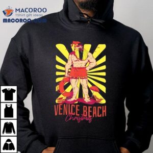 Venice Beach Christmas Lifeguard Tshirt