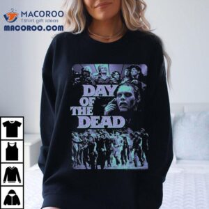 Vintage Zombies Collage Day Of The Dead Tshirt