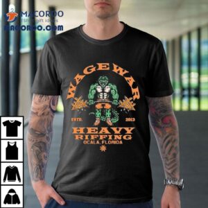Wage War Heavy Riffing Ocala Florida Est Gator Tshirt